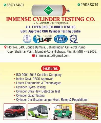 cng bottle testing in surat|LIST OF APPROVED CNG CYLINDERS TESTING .